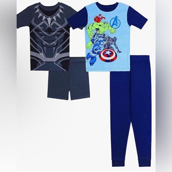 NWT BOYS AVENGER 4pc PJ SET - Picture 1 of 1